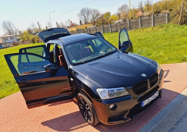 BMW X3 cena 83000 przebieg: 184000, rok produkcji 2012 z Ustrzyki Dolne małe 562